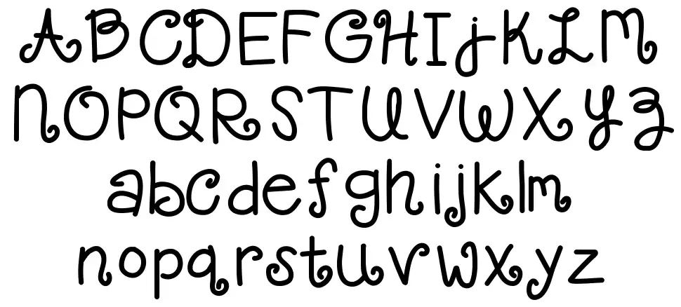 KB Lace Nightgownfont specimens