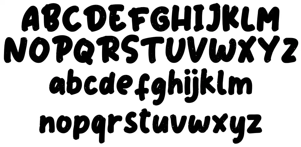 Kinderlandfont specimens