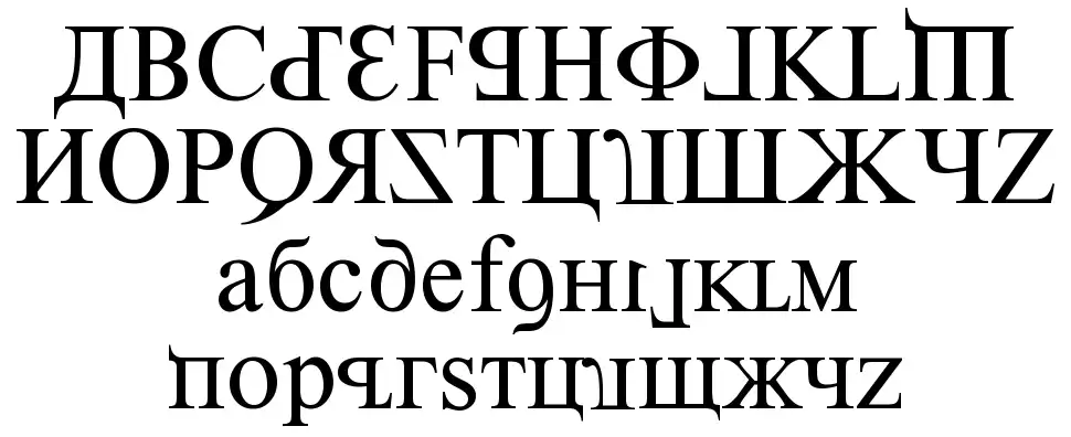 Kremlin Premierfont specimens