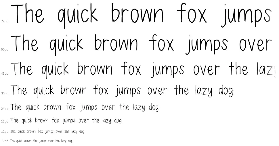 Lexfont waterfall