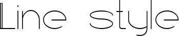 Line style