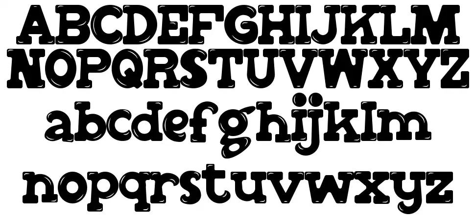 Little Groovyfont specimens