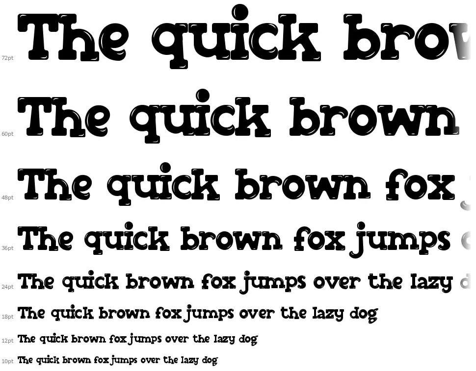 Little Groovyfont waterfall