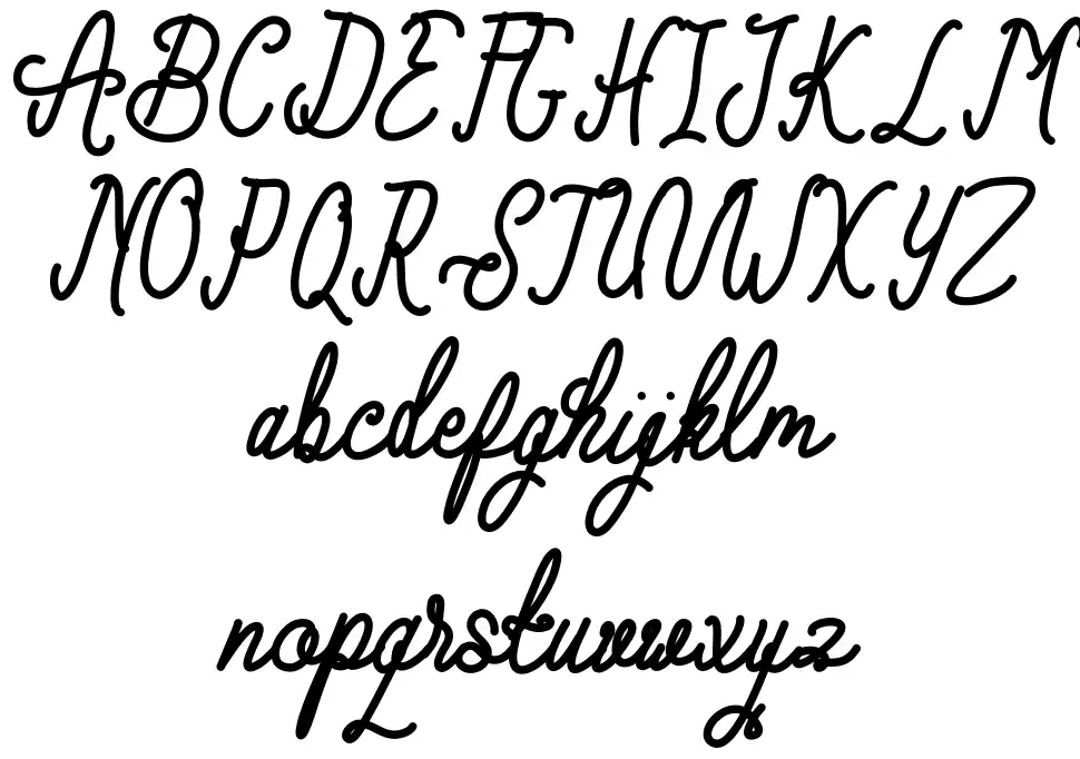 Lollipollyfont specimens