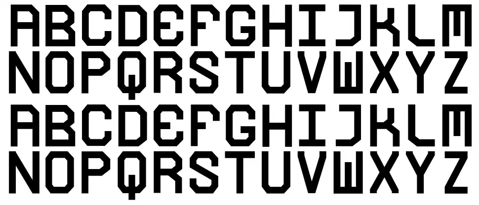 Loucofont specimens