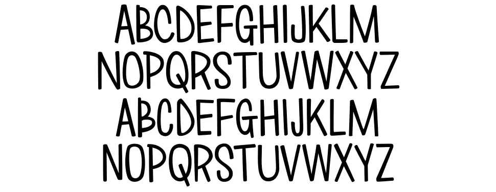 Love Monsterfont specimens