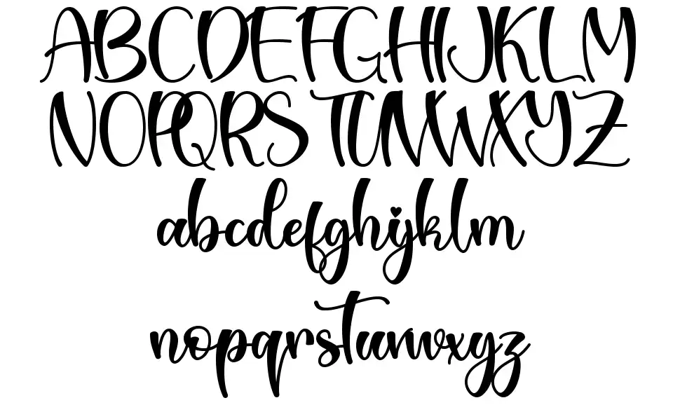 Love Sundayfont specimens