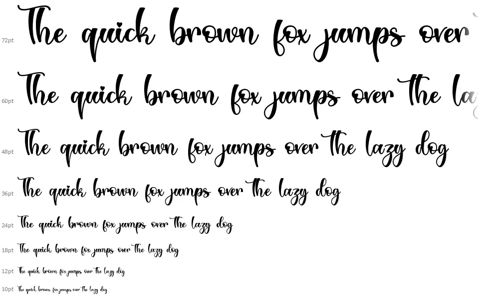 Love Sundayfont waterfall