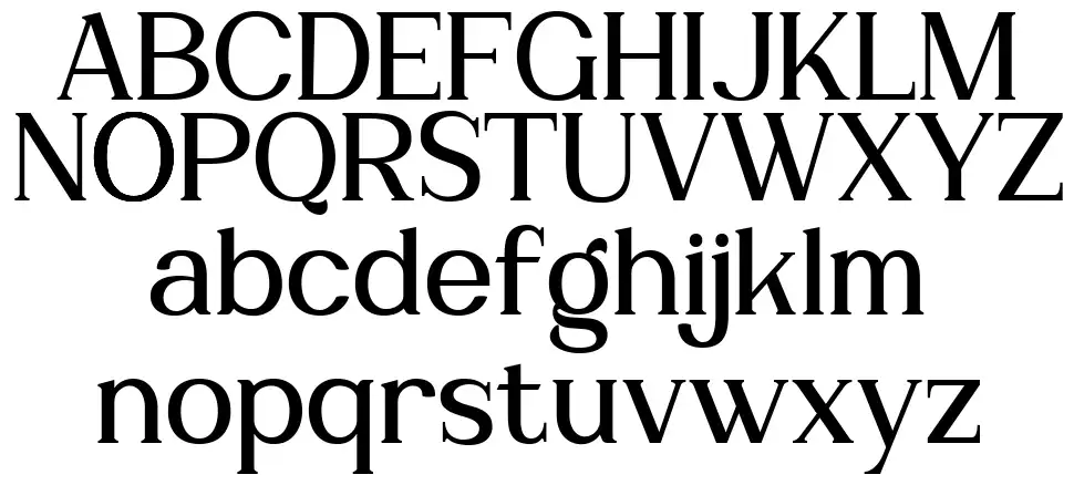 Luxentofont specimens