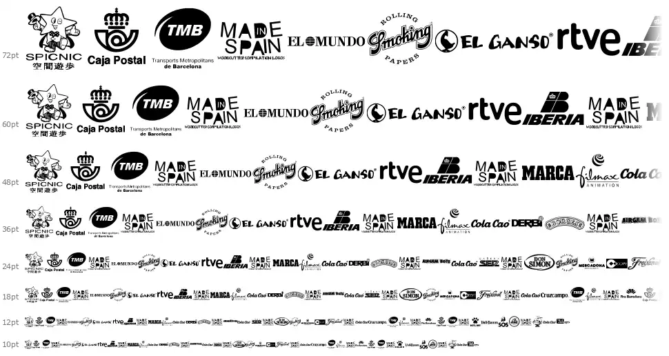 Made in Spain 2font waterfall