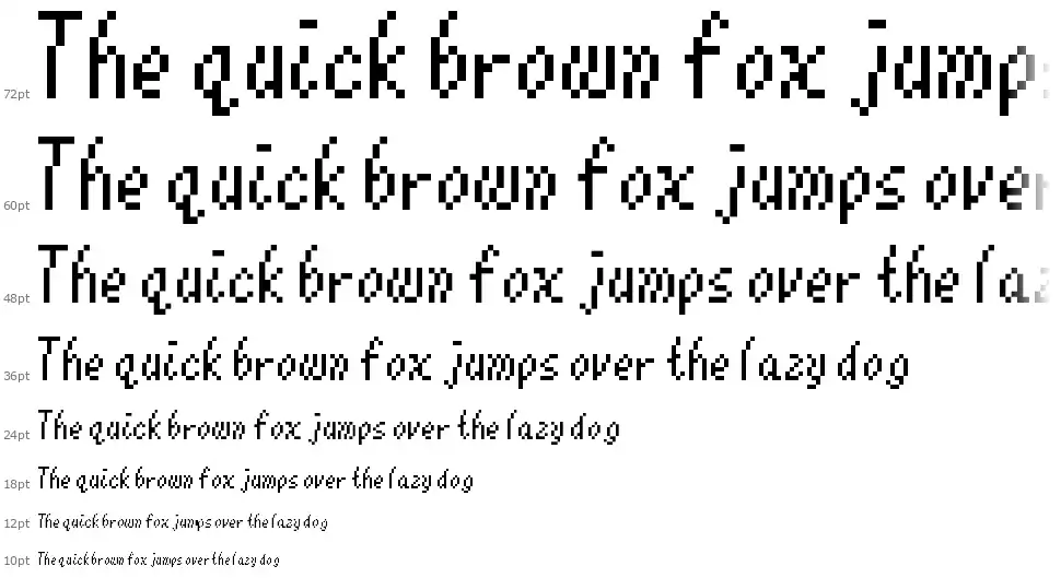 Mario 64font waterfall