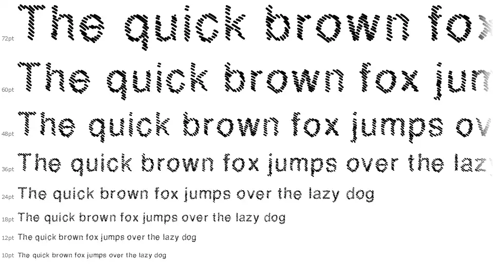 MB Hatchfont waterfall