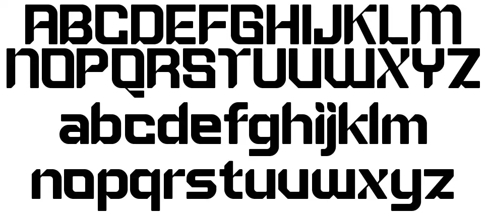 Metaor Aftershiftfont specimens