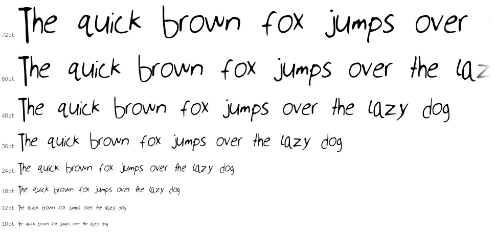 Millwee manuscriptingfont waterfall