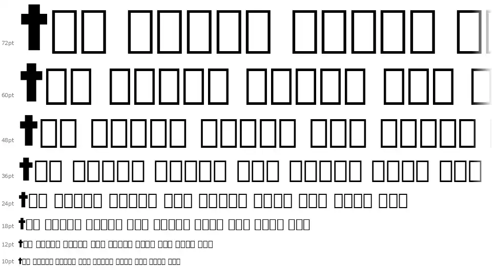 Misunderstandingfont waterfall