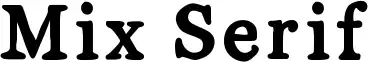 Mix Serif