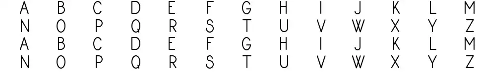 Monogram Framerfont specimens