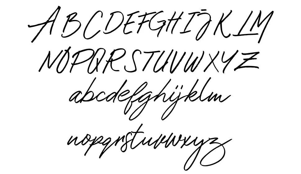 Mustankfont specimens