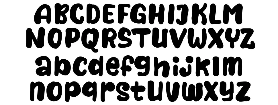 Naturalistic Playgroundfont specimens