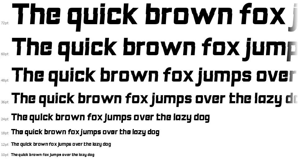 Neo Glitchfont waterfall