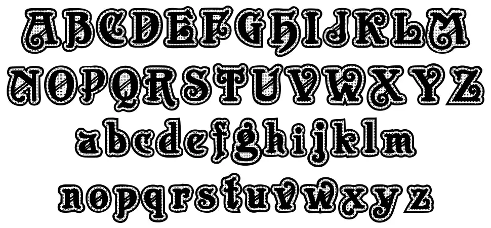 New Art Decofont specimens