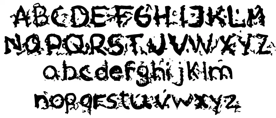 Now you see me, now you don'tfont specimens
