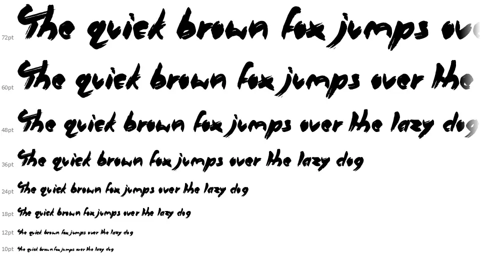 Oliver Twistfont waterfall