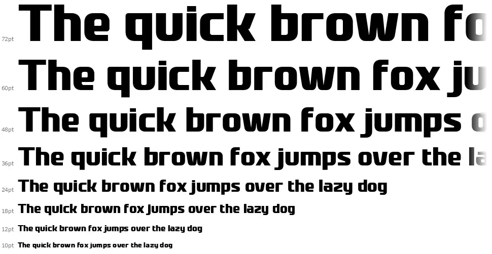 Pedal Trackfont waterfall