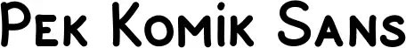 Pek Komik Sans