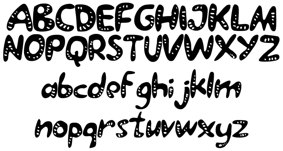 Pimpomfont specimens