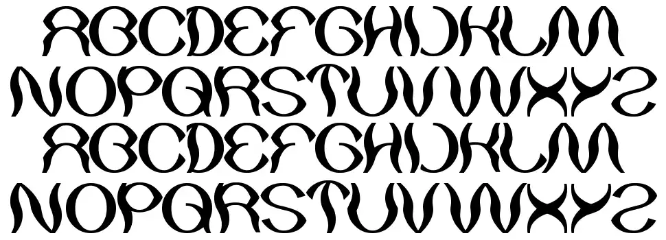 Psychedelicfont specimens