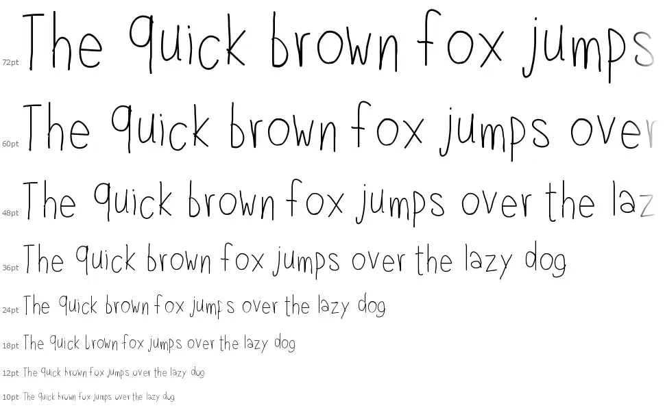 PW Left Handfont waterfall