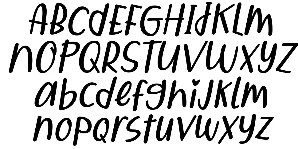 Qiyoshifont specimens