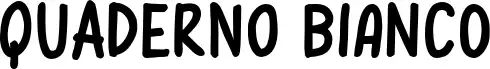 Quaderno Bianco