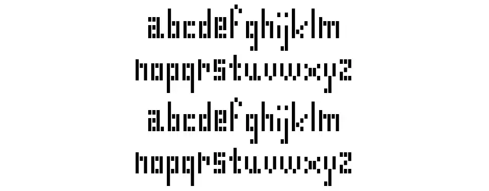 Receipt Paper Radiationfont specimens