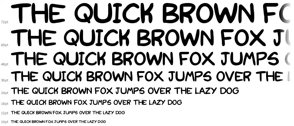 Redkost Comicfont waterfall