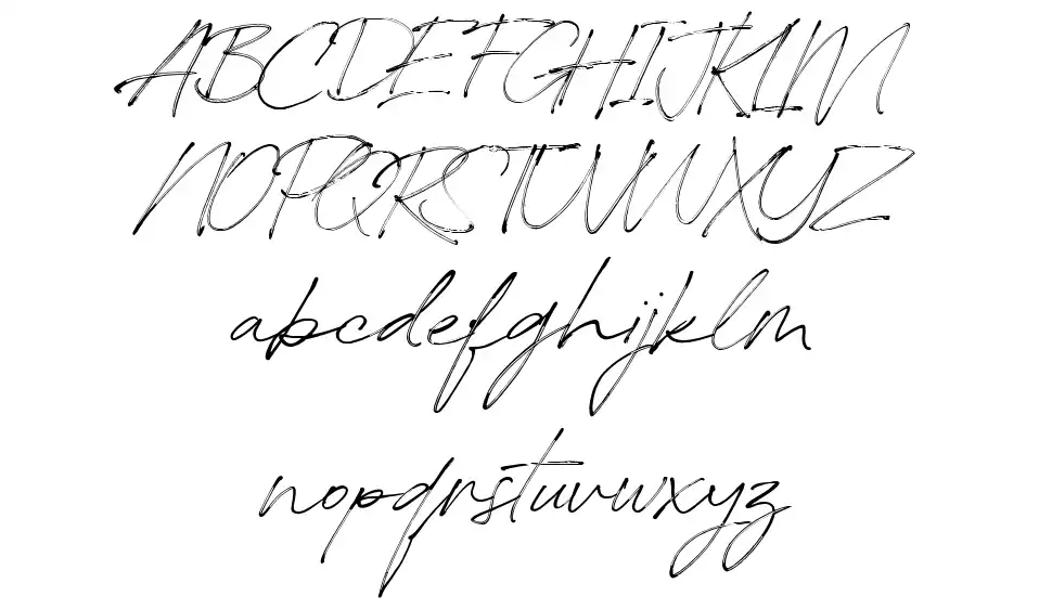 Redstock Scriptfont specimens