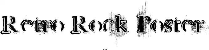 Retro Rock Poster