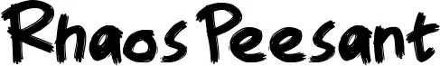 Rhaos Peesant