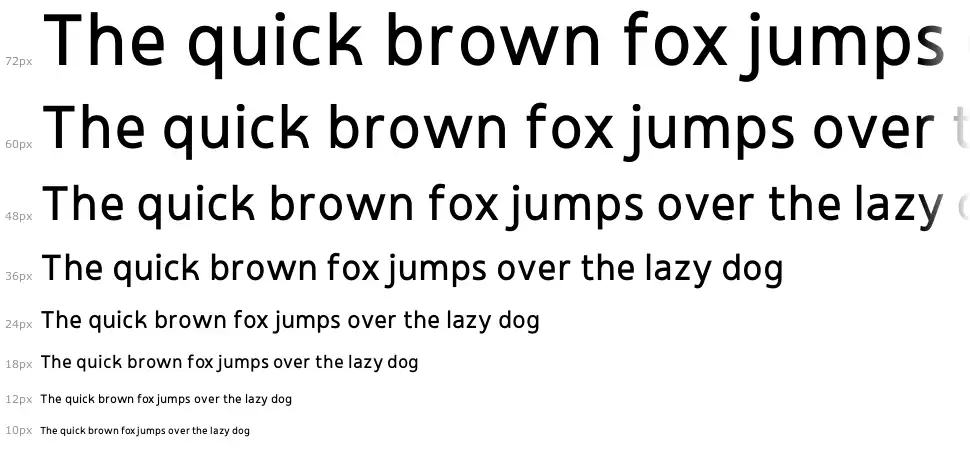 Rinteva Gridfont waterfall