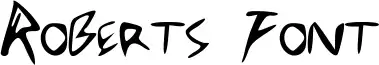 Roberts Font