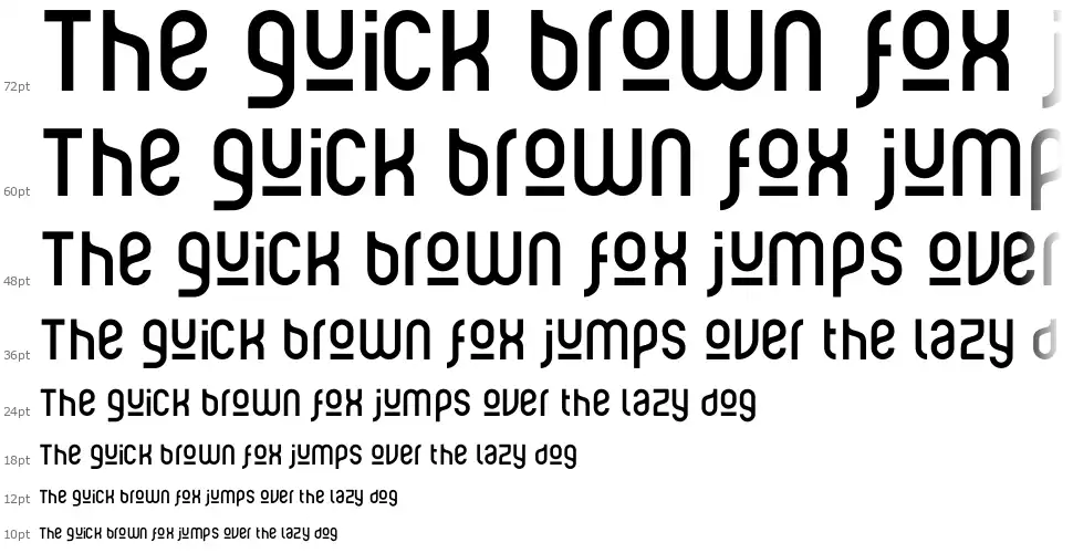 Ruler Modernfont waterfall