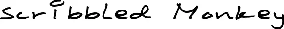 Scribbled Monkey