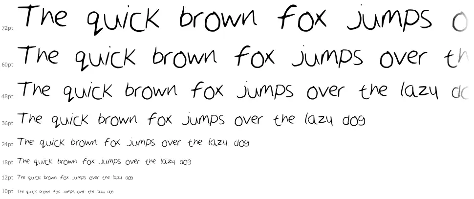 Scruffyfont waterfall