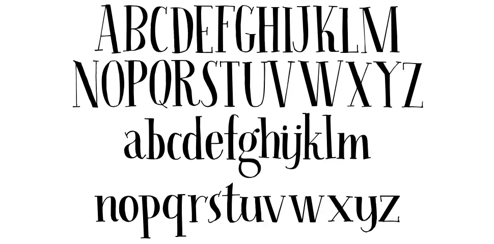 Seven Seasfont specimens