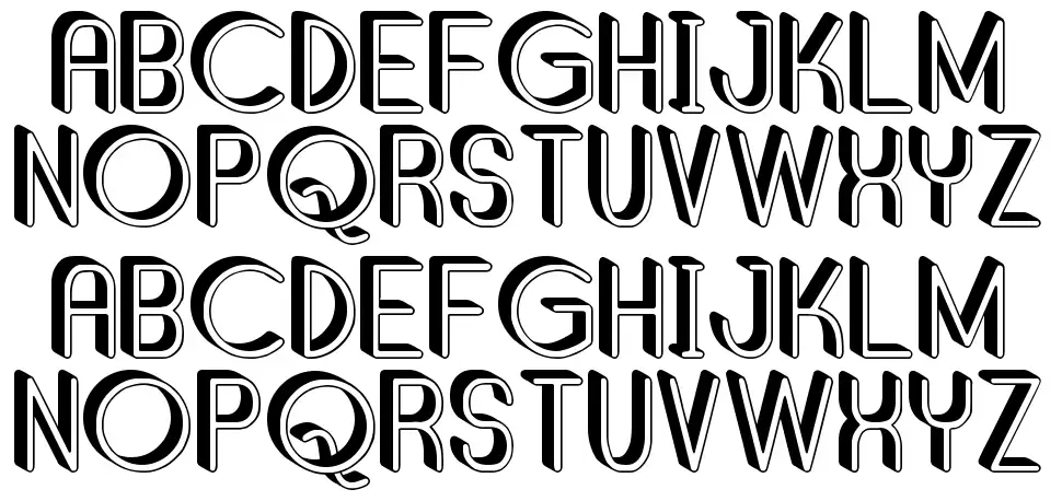 Shadded Southfont specimens