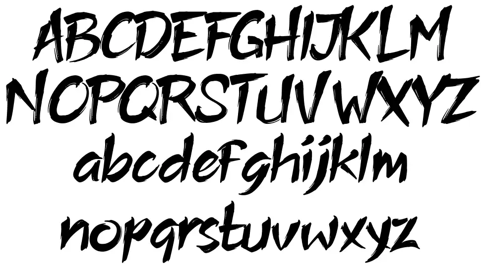 Shadow Whisperfont specimens