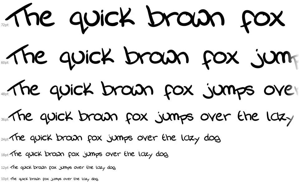 Silky Writtenfont waterfall