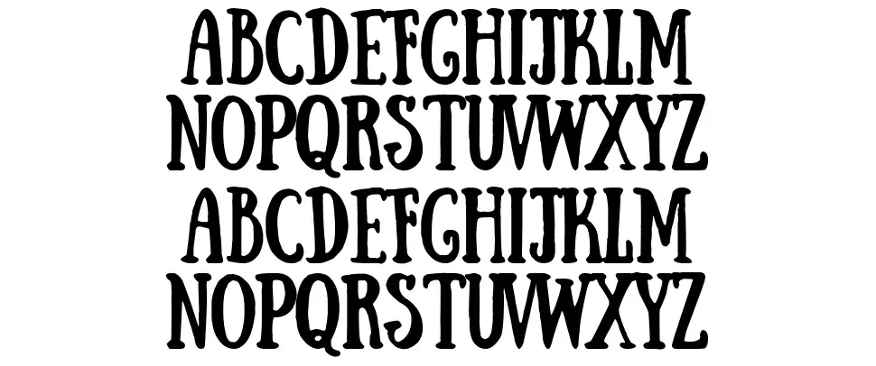 Simulacrofont specimens