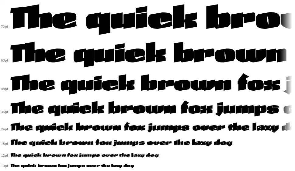 Skeleton Type One Posterfont waterfall